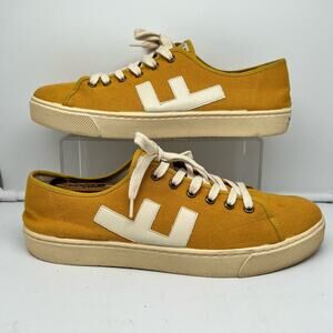 Flamingos Life Shoes Mens 45 Size Casual Lace Up Sneakers Yellow Mustard US 11